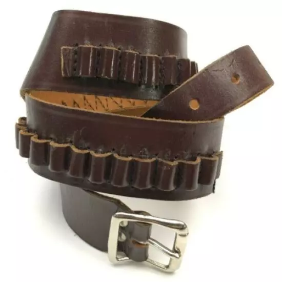 Red Head Leather Ammo Belt 33-38" For .22 Caliber North & Judge Buckle 6003-MP