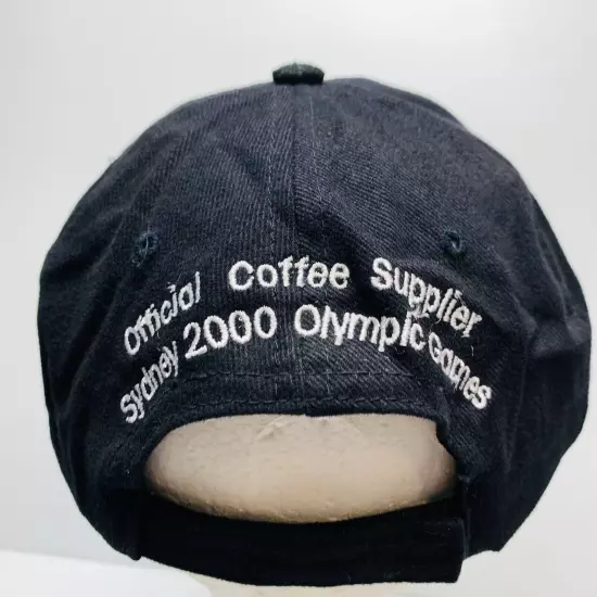 Robert Timms Coffee Hat Cap Sydney Olympics Vintage BARISTA OSFM Adjustable