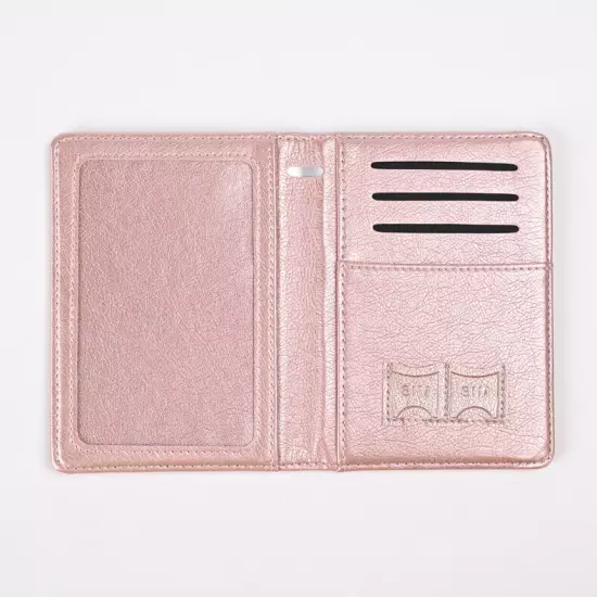 Slim Leather Travel Passport Wallet Holder RFID Blocking ID Card Case Cover