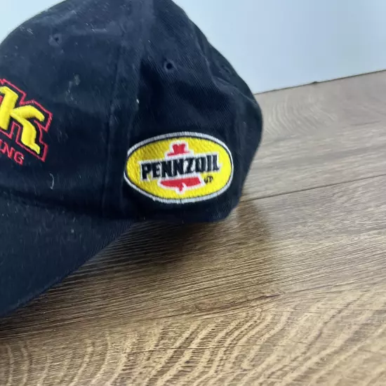 Park Racing Hat Pennzoil Black Hat Adjustable Adult Size Hat Black Cap