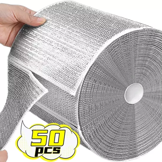 Double-Sided Metal Wire Dishcloth Towel