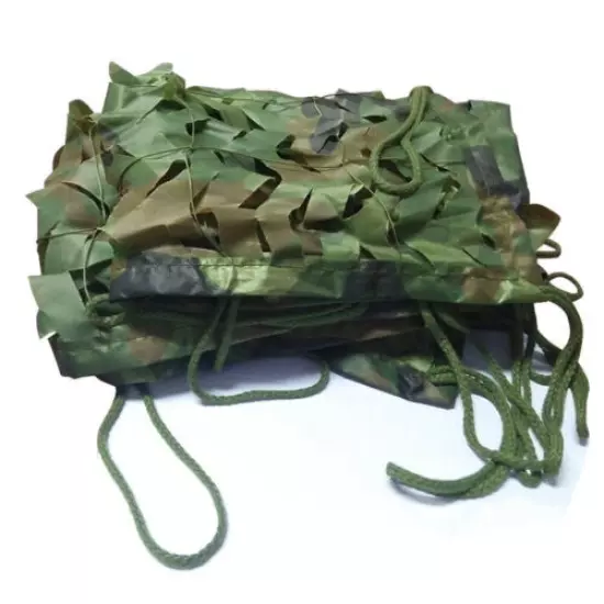 9.8x13ft Woodland Camouflage Netting Military Camo Hunting Cover String Net