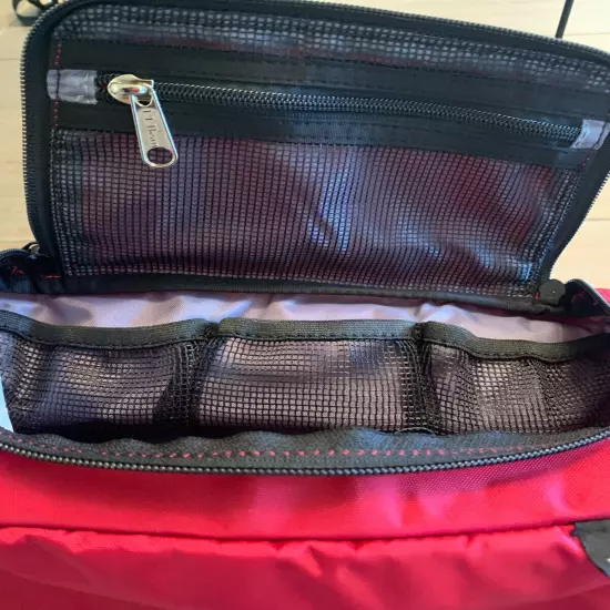 ll Bean personal organizer toiletry kit- Red-NWT