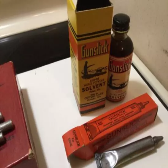 1945 GUNSLICK SHOTGUN CLEANING KIT IN ORIGINAL BOX & PAPERWORK 