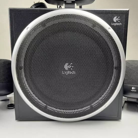 Logitech Z-640 Computer Speakers Full Set Tested Work