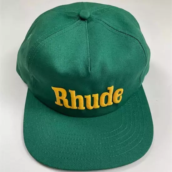 For Rhude Classic Embroidery Baseball Cap Sun Hat Unisex Vintage Trucker Hat