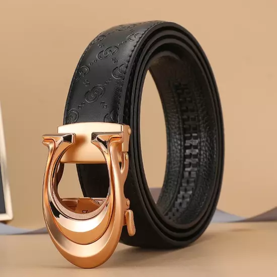 Luxury Canvas Leather Belt for Men and Women