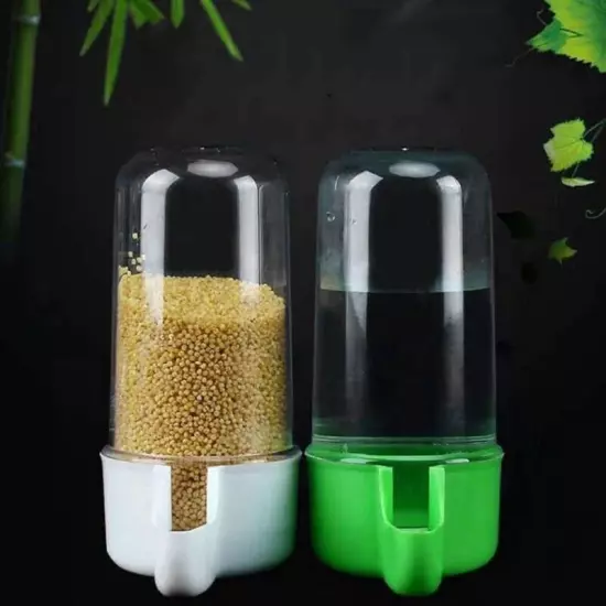 Alimentador de pájaros para mascotas, dispensador de agua, almacenamiento de ali