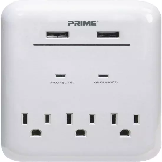 PBUSB343S Wire & Cable 3-Outlet USB Charger