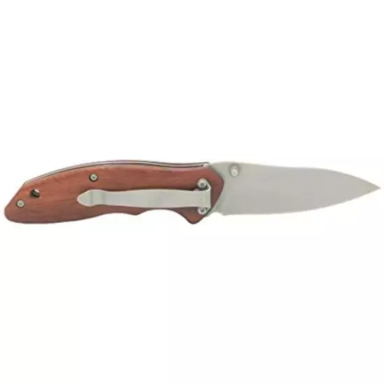 Old Timer OT Rosewood 7in High Carbon S.S. Spring Assisted Folding Knife with a