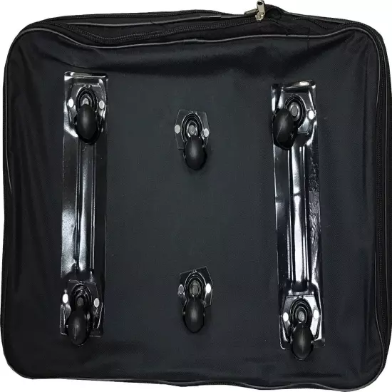 40" XXL Expandable Rolling Duffel Bag Wheeled Spinner Suitcase Luggage 