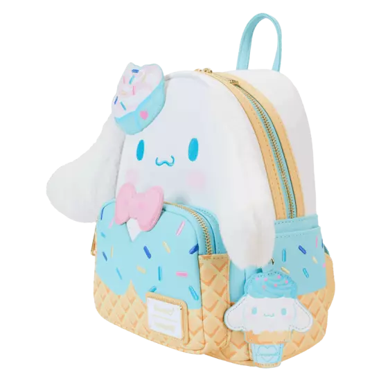 Loungefly SDCC Sanrio Cinnamoroll Ice Cream Scented Plush Cosplay Mini Backpack