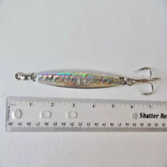 6 pcs Combo 4oz Diamond Jigs Saltwater Fishing Lures w/Treble hook 