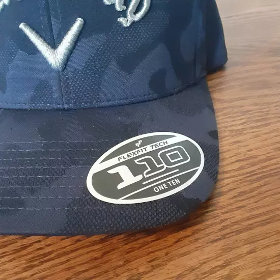 Callaway Navy Blue Camo Flexfit Snapback Golf Hat Cap Flexfit 110