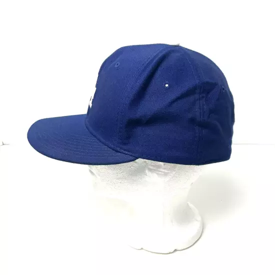 Vtg LA Dodgers New Era Pro Model Fitted Hat 6 7/8 Wool Diamond Collection USA