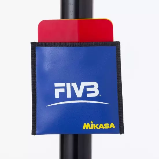 MIKASA Volleyball Warning Card for Referee VK Yellow/Red