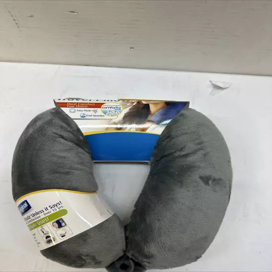 Cloudz Microbead Travel Neck Pillow - Grey