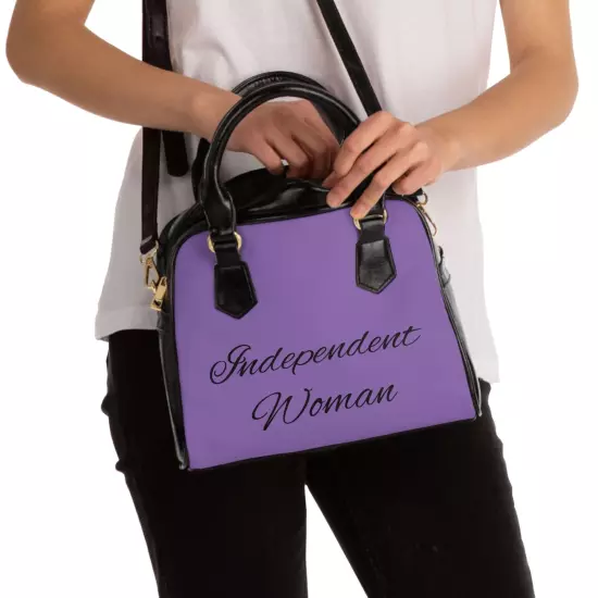 Purple Luxury Shoulder Handbag, Designer Handbags, Fashionable bags