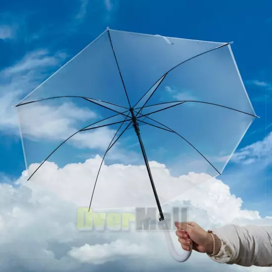 Lots Clear Umbrella Automatic Easy Carrying Suitable For Women And Girls Wedding