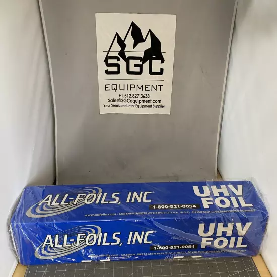 All-Foils, Inc. UHV Ultra High Vacuum Aluminum Foil PN: AFI UHV