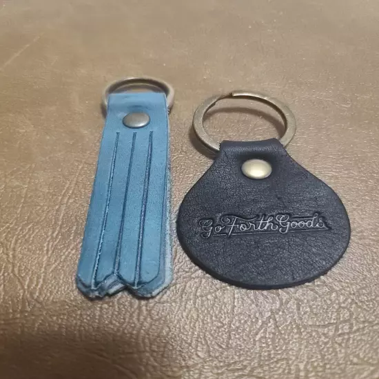 Authentic Go Forth Goods Keychains (2) Blue