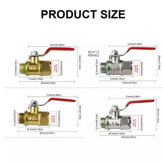 Water Distribution Valves Water Oil Fitting Adapter Enduring