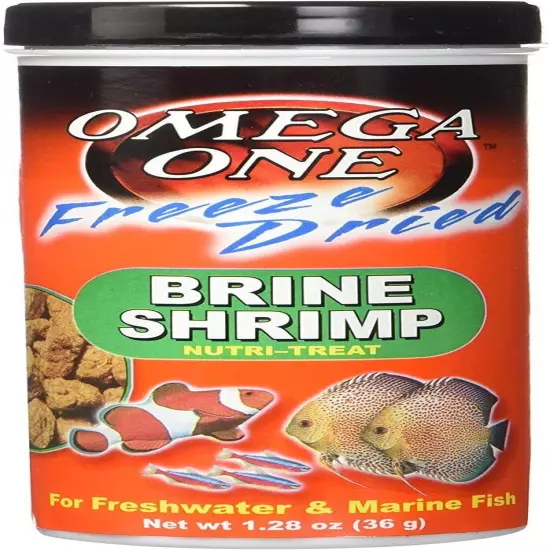 Omega One (3 Pack Freeze Dried Brine Shrimp 1.28 Oz