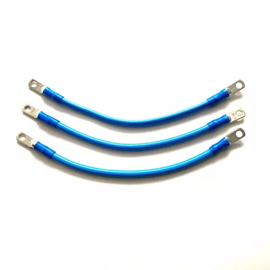 3 pcs - 4 Awg EZGO RXV Golf Cart Battery Cable Set 4 Gauge 3 Cables