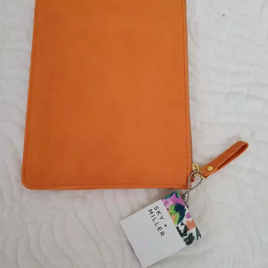 Sky + Miller Multi-Purpose Pouch - Orange With Gold Bee 5.5cm x W: 22cm