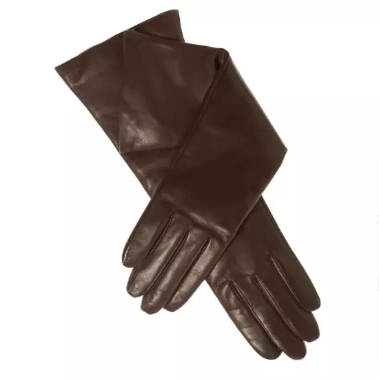 Elbow Real Sheep Leather Gloves Long Lambskin Evening Gloves Multi Colors