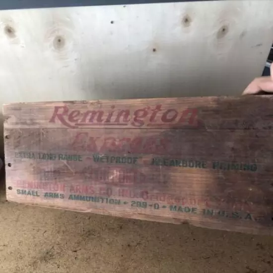 Remington Express Wooden Ammo Box 20 Gauge, 20 Ga