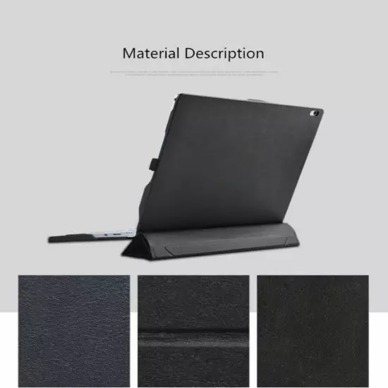 Luxury Thin Slim No Sewing Case Cover For Microsoft Surface Book 3 2 1 13.5"