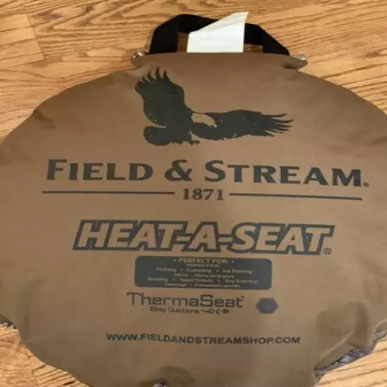 Field & Stream ThermaSeat HEAT-A-SEAT Hunting Fishing Stadium w/Carry Handle New