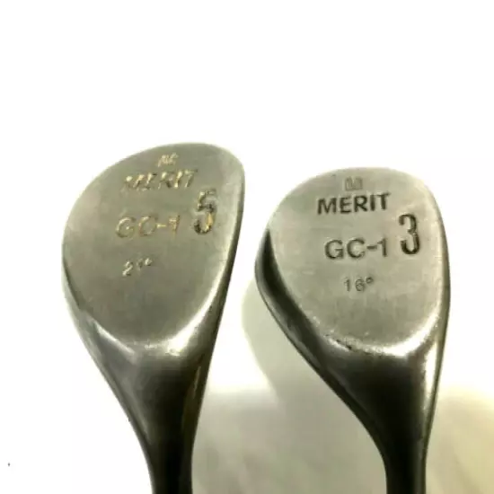 Merit GC-1 Golf Club Woods Set 3 & 5 Graphite RH VTG