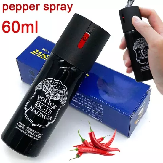 Police Magnum pepper spray 2 ounce Fire Master Fogger Defense Safety Protection