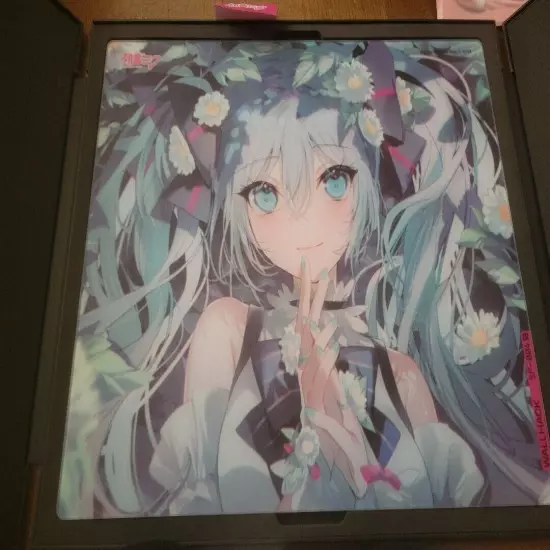 Wallhack SkyPAD SP-004 Hatsune Miku gaming mouse pad Glass Pad Limited japan!!