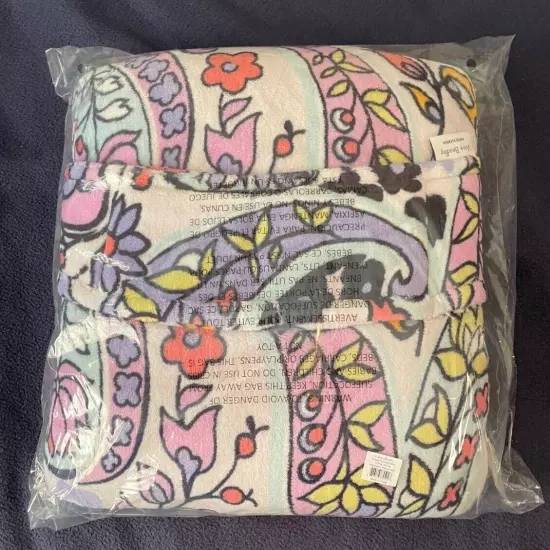 Vera Bradley Fleece Travel Blanket - NWT