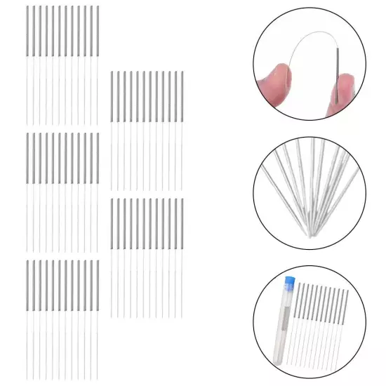 Nozzle Cleaning Essentials Quality Stainless Steel Needles Pack of Fifty