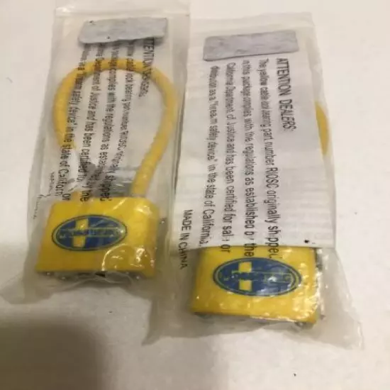 Mossberg 5” Gun Lock Lot Of 2 (Yellow)