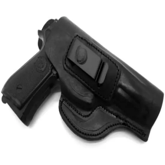 Right Hand Black Leather IWB Inside Pants Holster for BERETTA 92FS, 96