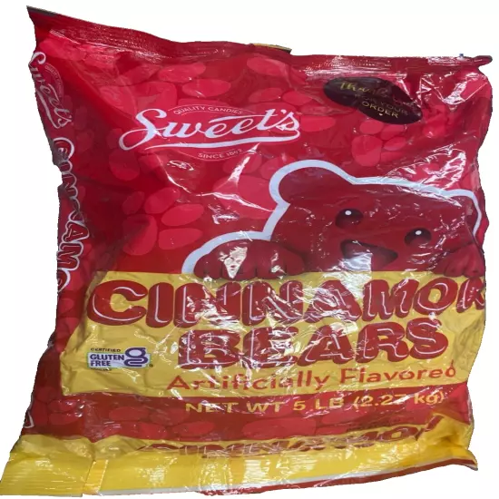 Sweet's 15 LB of CINNAMON BEARS Epic Snackpocalypse: Averted! (3 X 5 Pound bags)