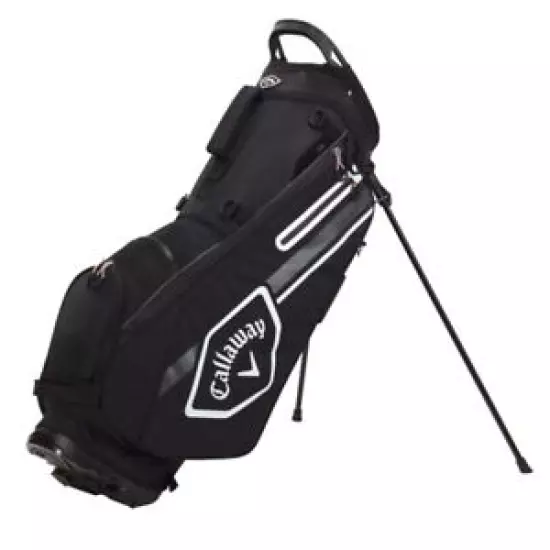 Callaway CHEV Stand Golf Bag - Black/Charcoal/White - New 2022