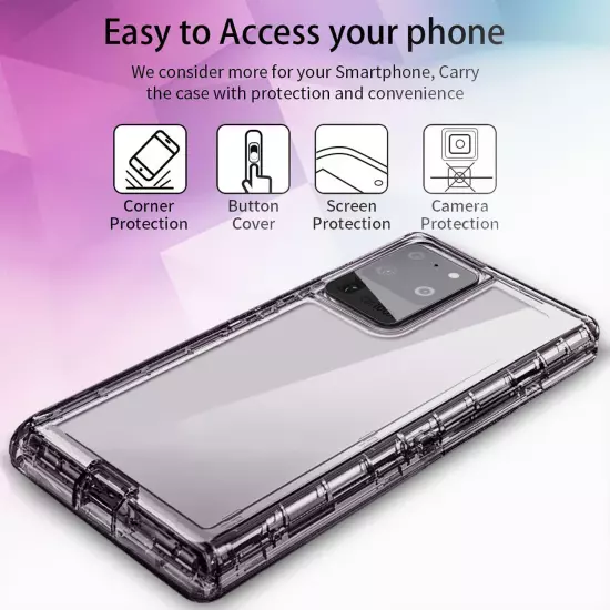 For Samsung Galaxy S20/S20+/S20 Ultra 5G Case Clear Phone Cover / Accessories