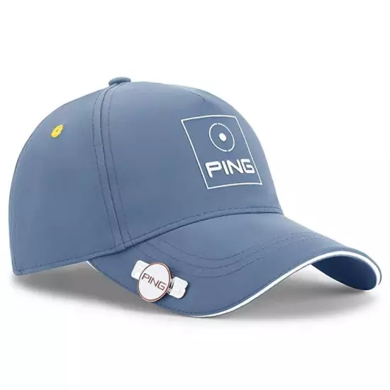 The PING Classic Golf Cap is adjustable by one size to fit most baseball caps/