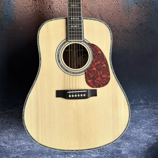 In stock Custom 41 Inch Solid Spruce Top Acoustic Guitar D45 Model ship quickly