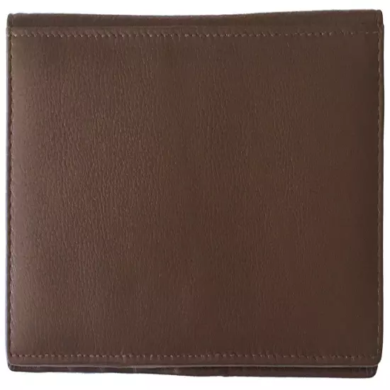 RFID Leather Checkbook Cover With Credit Card Slots and Pen Holder