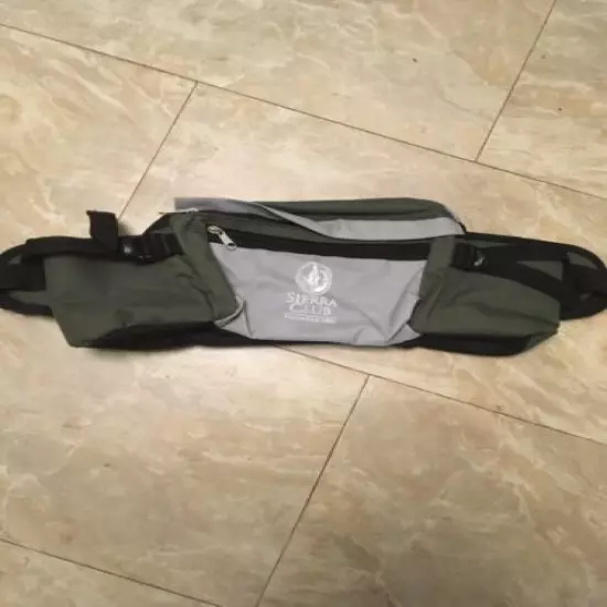 Sierra Club Expedition Olive Gray Camping Survival Hiking Water Fanny pack