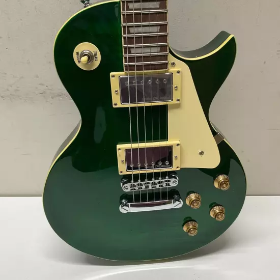 IYV ILS-300EGR Les Paul Solid-Body Electric Guitar Emerald Green New SEALED