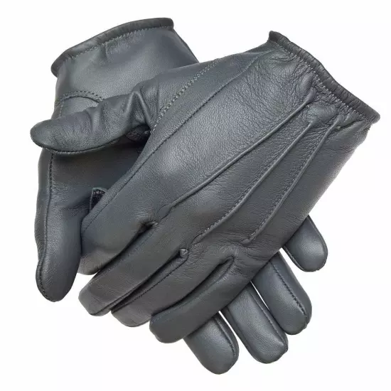 Thin Leather Police Search Driving Gloves 