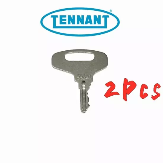 2pcs TENNANT IGNITION KEY 87866 TENNANT 7400 7300 8410 4300 M20 T20 M30